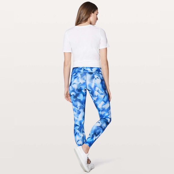 Lululemon Wunder Under 28” Blush Blossom Alpine White Midnight Navy - Picture 3 of 4